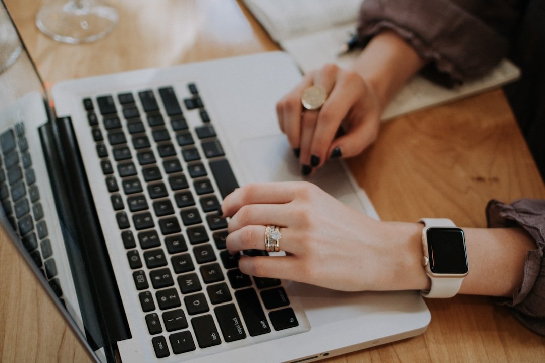 Professional resume writing workspace